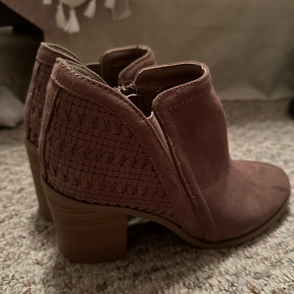 Madden Girl Beige Ankle Booties